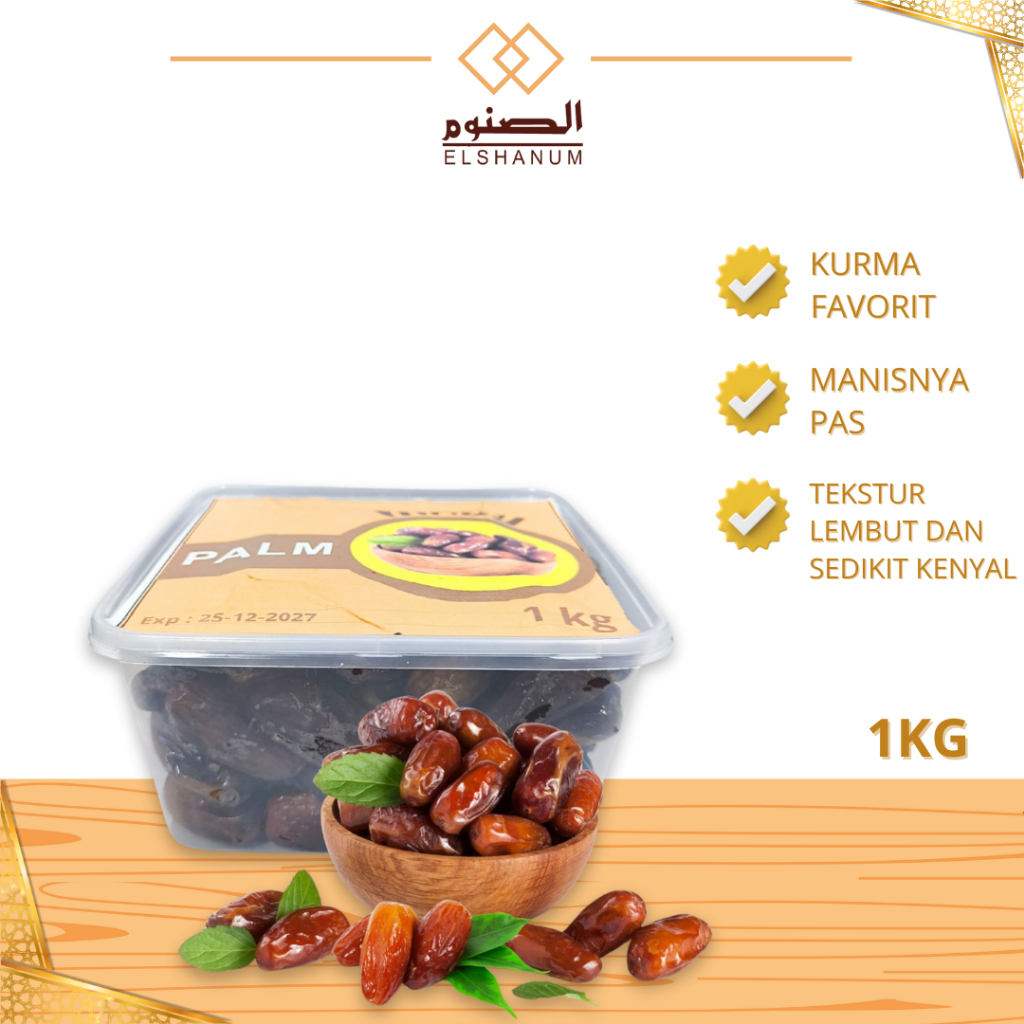 

TUNISIA MADU 1 KG (GB) / Kurma Tunisia Madu 1kg / Kurma Tunis Madu Barari / Shabani.Store / Elshanum