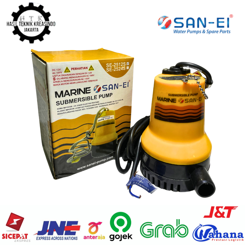 SUBMERSIBLE PUMP(DC)/POMPA CELUP|POMPA AIR KAPAL(DC) MARINE SAN-EI