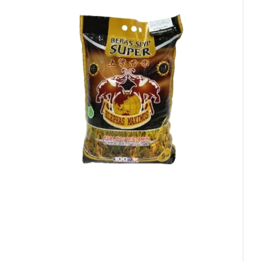 

BERAS SLYP SUPER ELEPHAS MAXIMUS 5kg