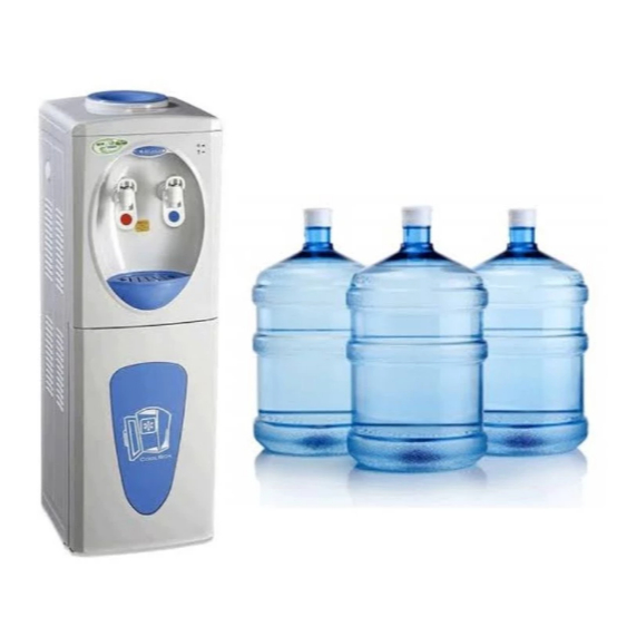 WATER DISPENSER MIYAKO WD 308 AK ALAT PEMANAS AIR PANAS DINGIN HOT COOL COLD 2 DUA KRAN GALON BAWAH
