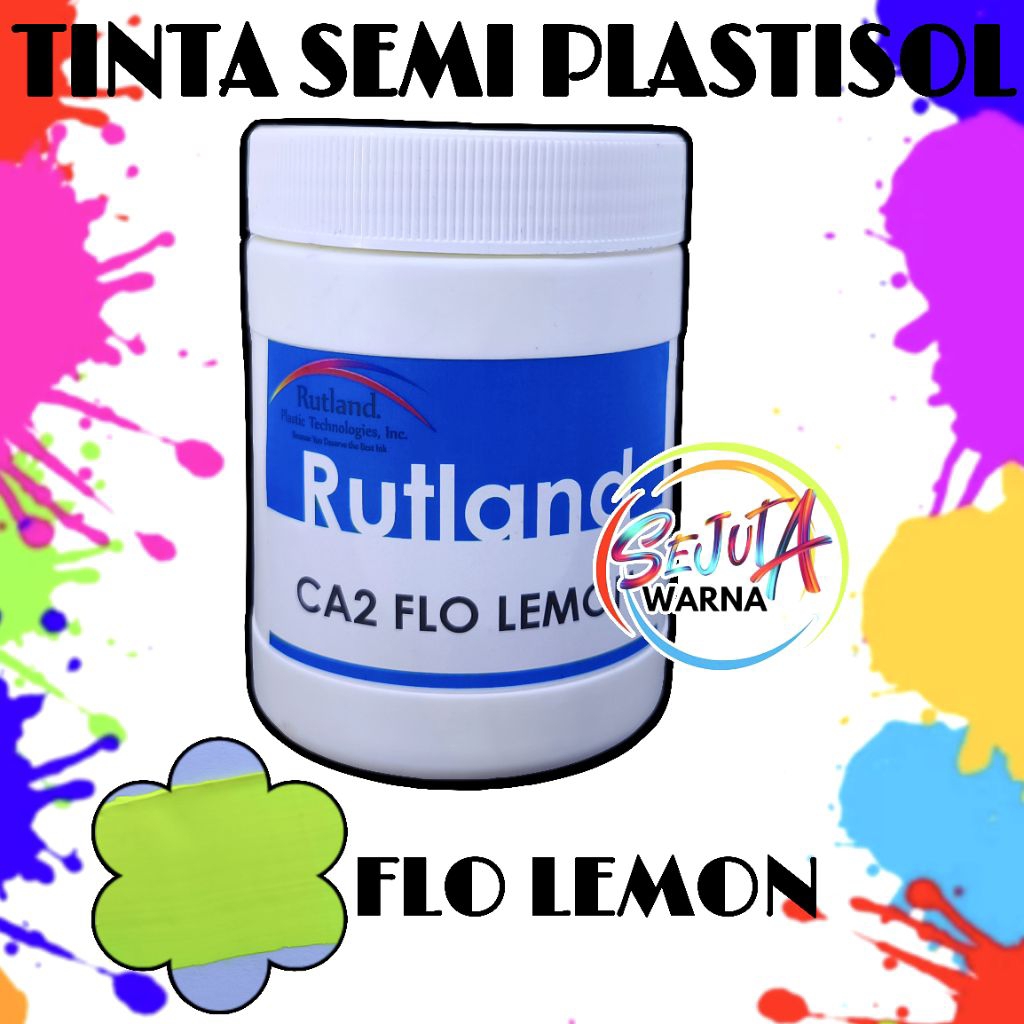 

RUTLAND TINTA SEMI PLASTISOL CA2 FLO LEMON CAT SABLON 500GR