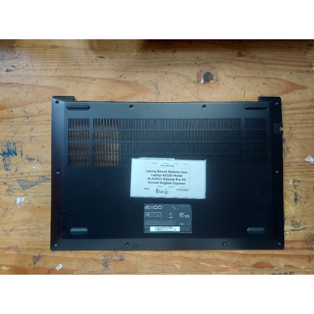 Casing Bawah Bottom Case Laptop AXIOO Model NL41MU2 Mybook pro K3 Second copotan original copotan
