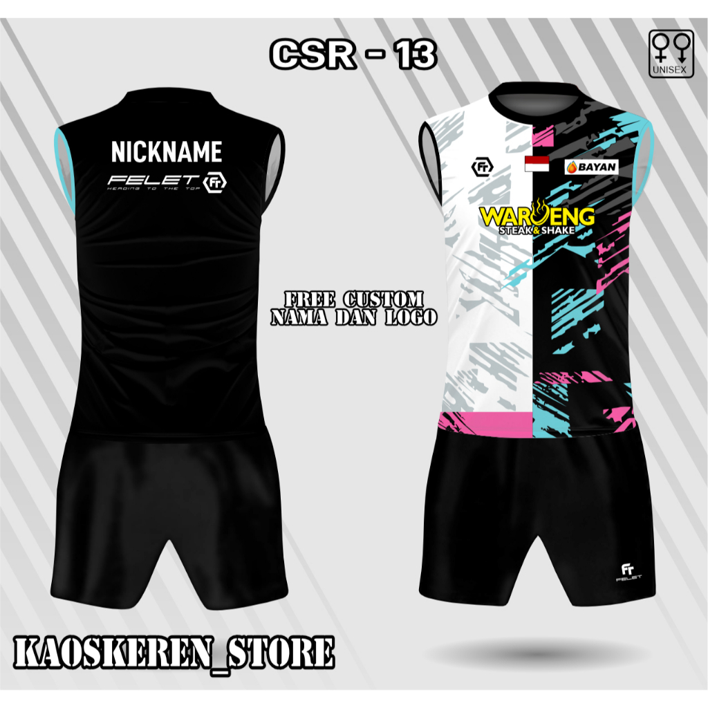 jersey setelan badminton china open 2025 singlet baju bulutangkis china open kaos badminton free cus