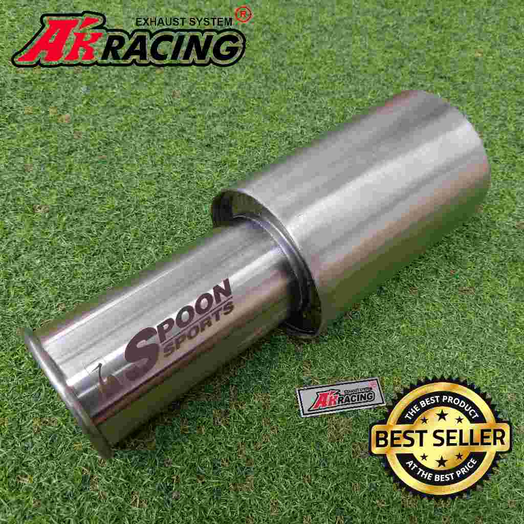 Knalpot racing mobil spoon titan bass bulat