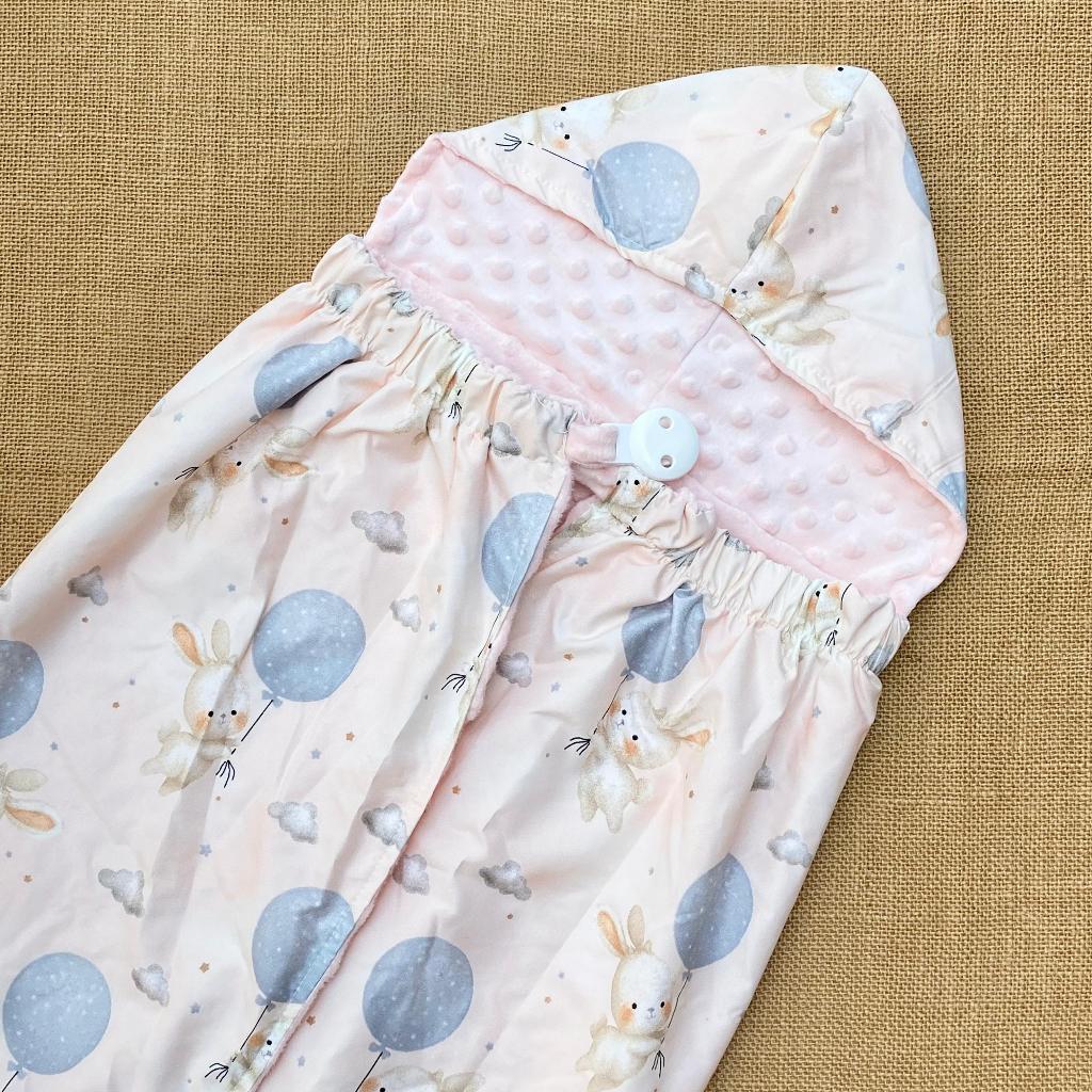 Selimut Bayi Baru Lahir Selimut Topi Bayi On The Go Blanket Selimut On The Go Bayi - ASYAM BABY WEAR