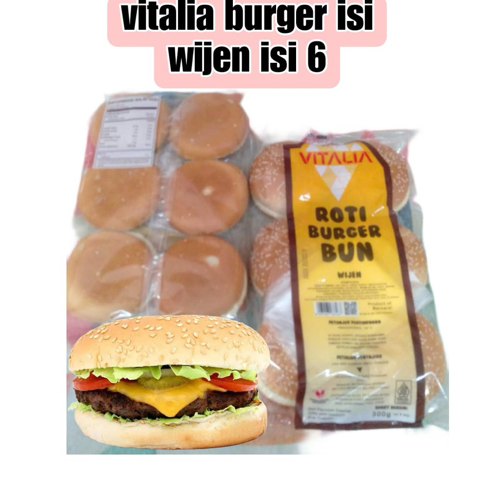 

Vitalia roti burger wijen isi 6