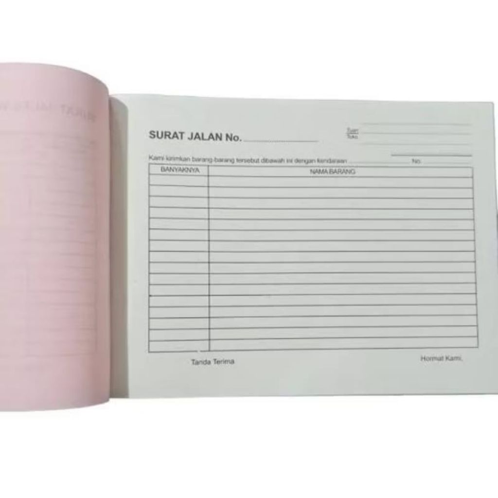 

[PACK 10 BUKU] SURAT JALAN 2 RANGKAP BESAR / SURAT JALAN ½F X 2 PLY X 50 SET PUTIH MERAH / SURAT JALAN 2 PLY