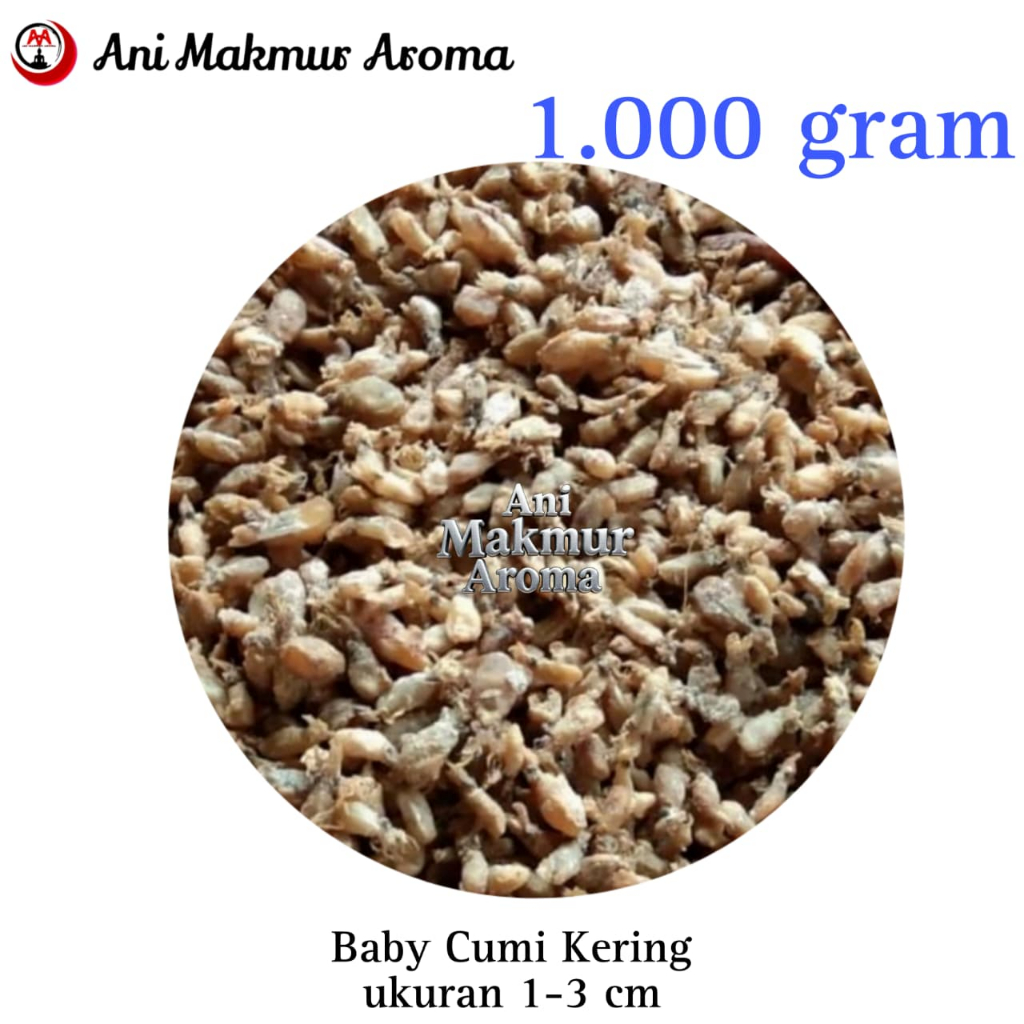 

Baby Cumi Kering Ukuran 1-3 cm