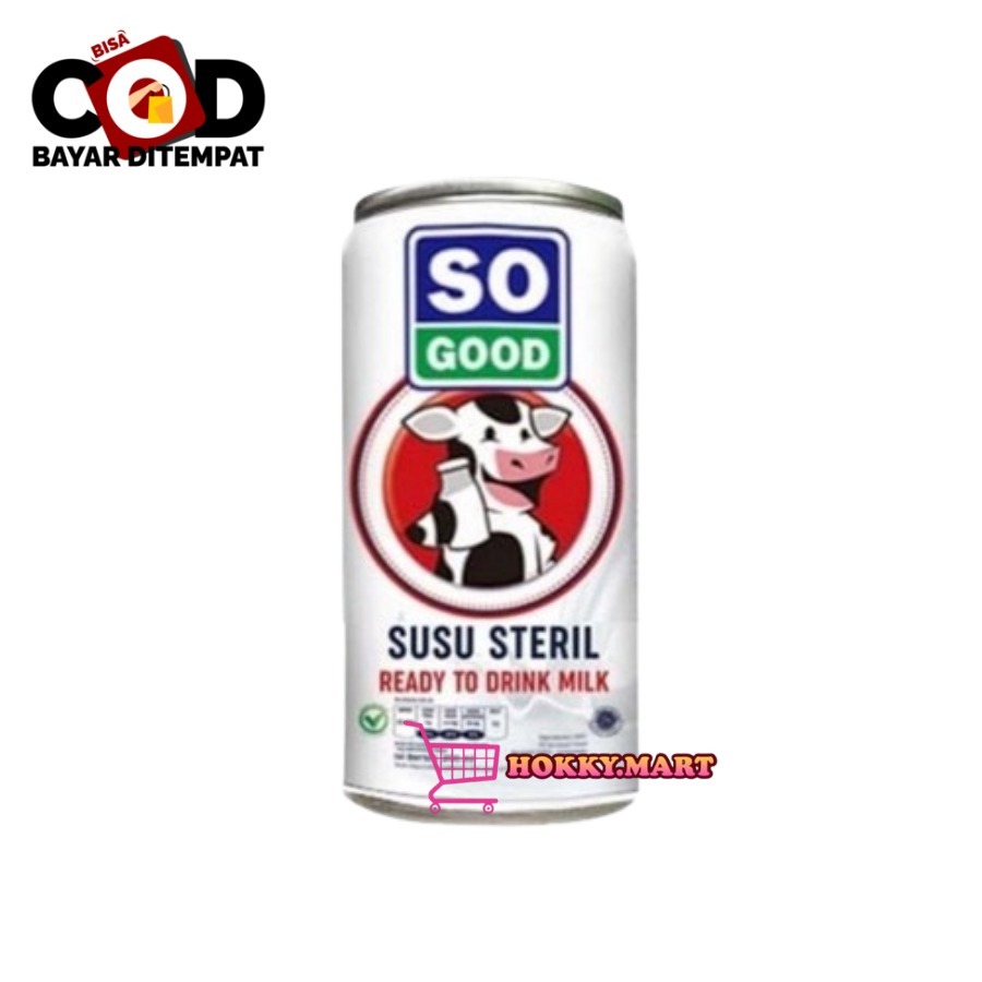 

( HOKKY ) Real Good Susu Steril 189ml So Good Susu Sapi Susu Beruang Susu Murni