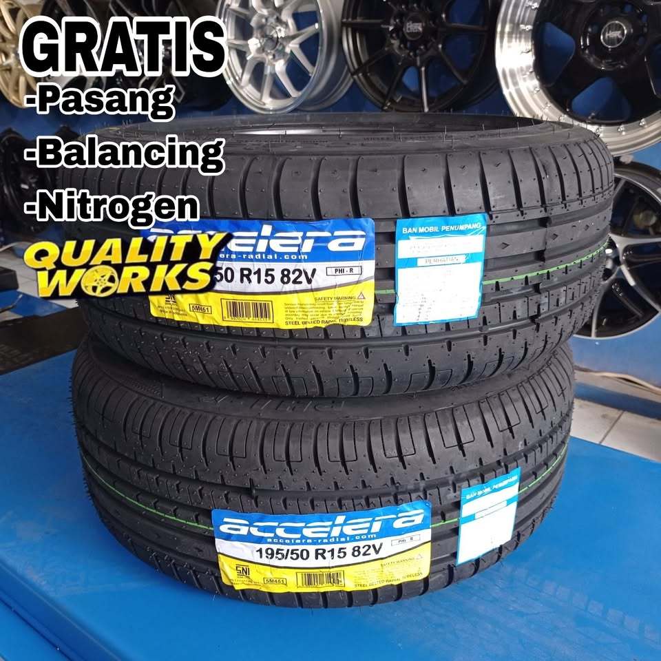 BAN MOBIL 195 50 R15 ACCELERA PHI-R - BAN MOBIL RING 15 UKURAN 195/50 R15