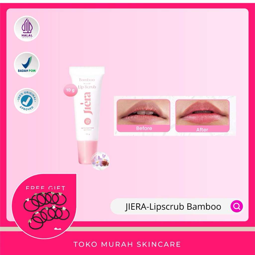 JIERA-Jiera Lip Scrub 10|Lip Scrub Jiera|Lip Scrub Bibir Melembutkan