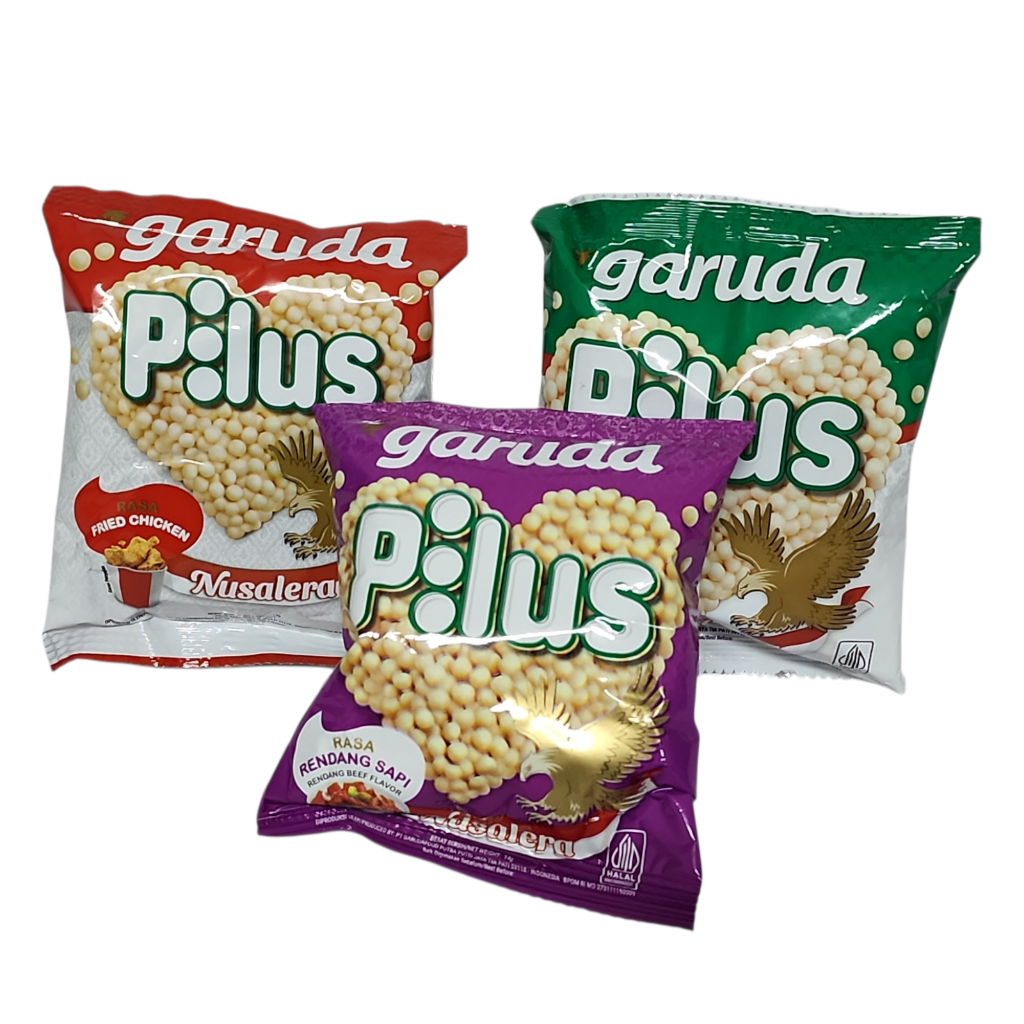 

Snack Pilus Garuda Regular Size - Netto 20 gram.