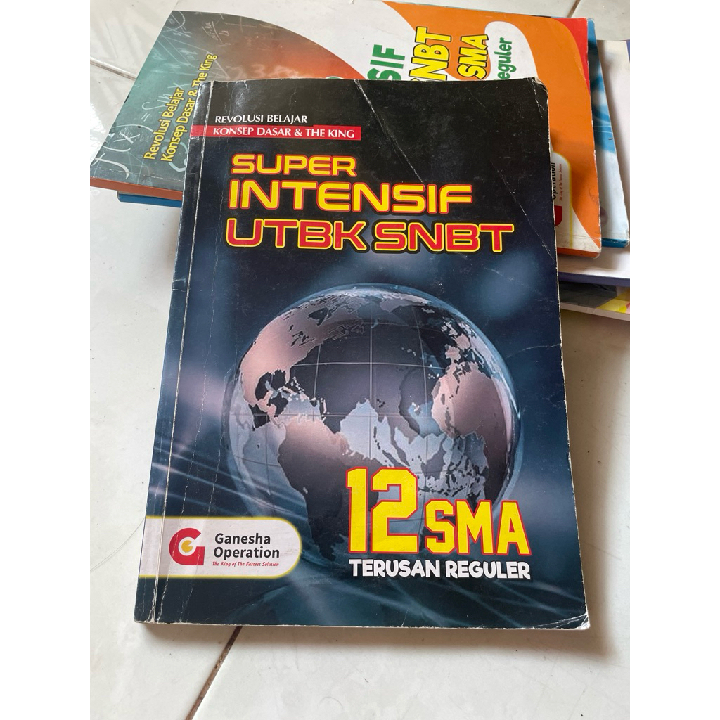 BUKU ORIGINAL BEKAS SUPER INTENSIF UTBK SNBT KELAS XII