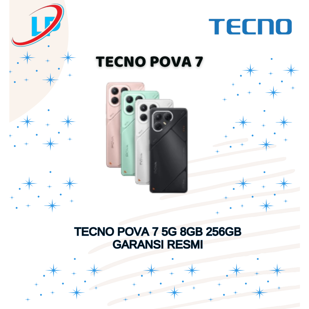 Smartphone TECNO POVA 7 5G 8GB 128GB|256GB