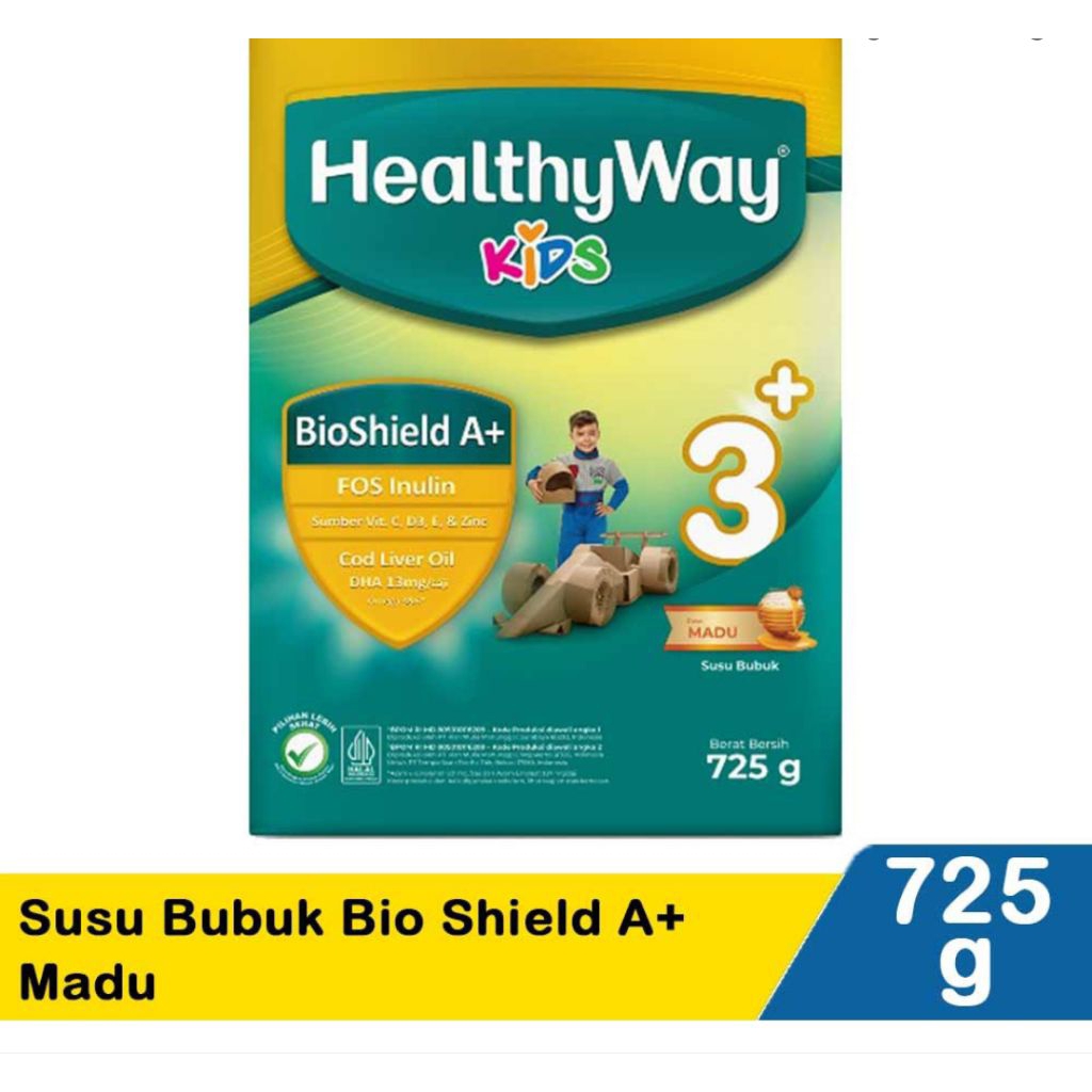 

Susu Healthy Way Kids 3+ Rasa Madu 725gr