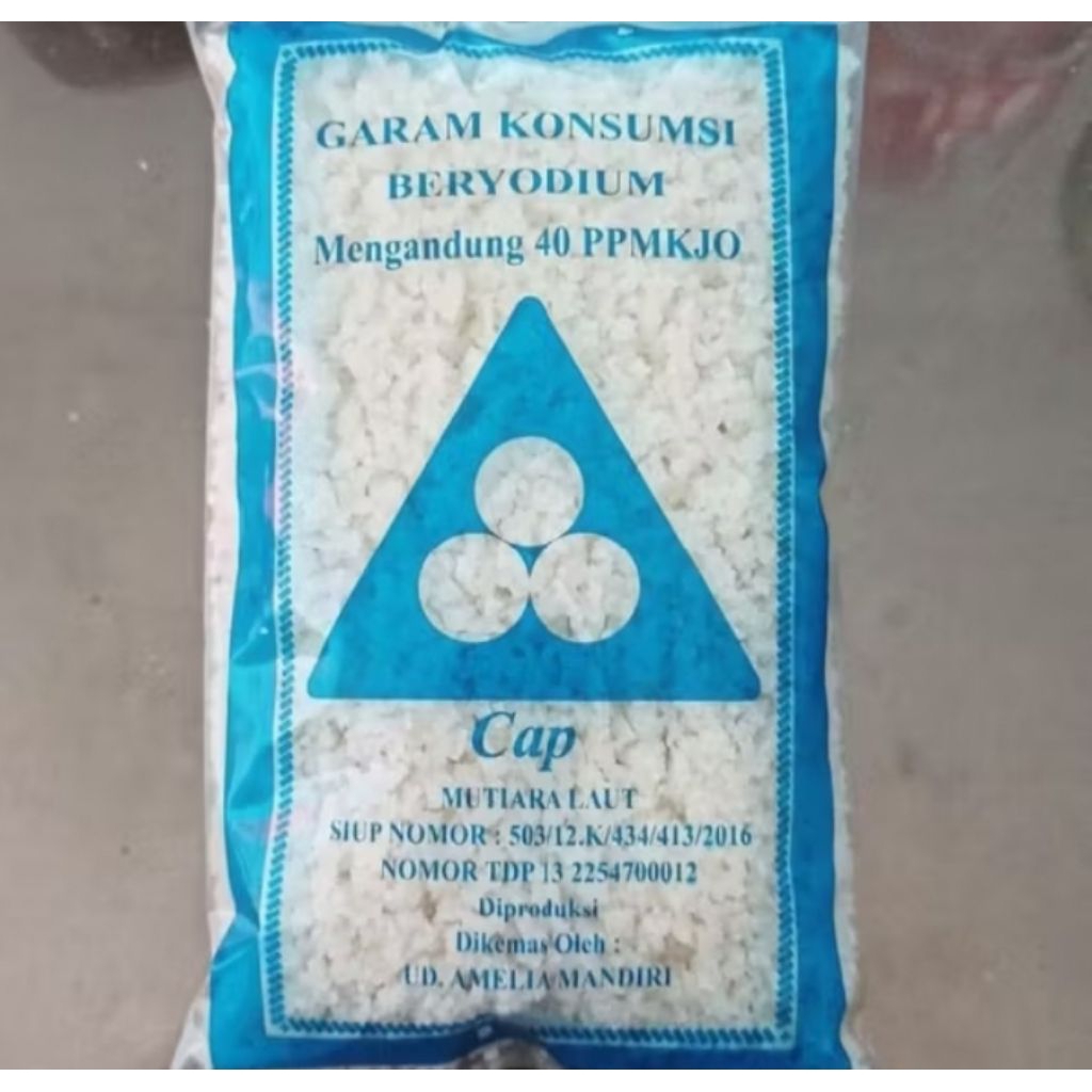 

1 Pcs Garam Kasar Beryodium Mutiara Laut 200g