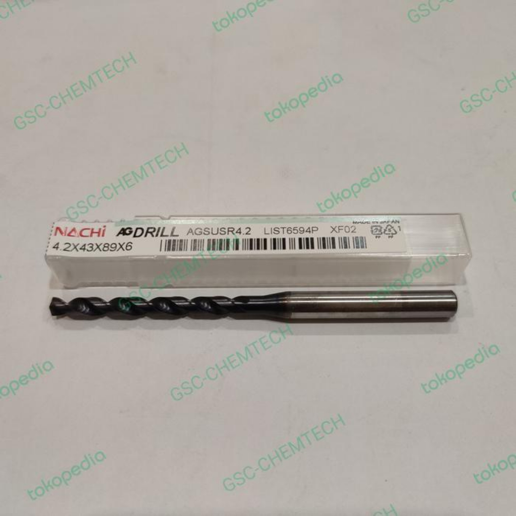 Mata Bor Untuk Stainless Steel 4,2MM AG-SUS Nachi Japan