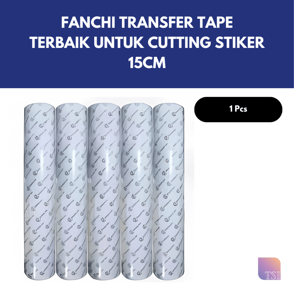 

Transfer Tape Fanchi 15 cm Clear Masking Laminating Bening Cutting Sticker