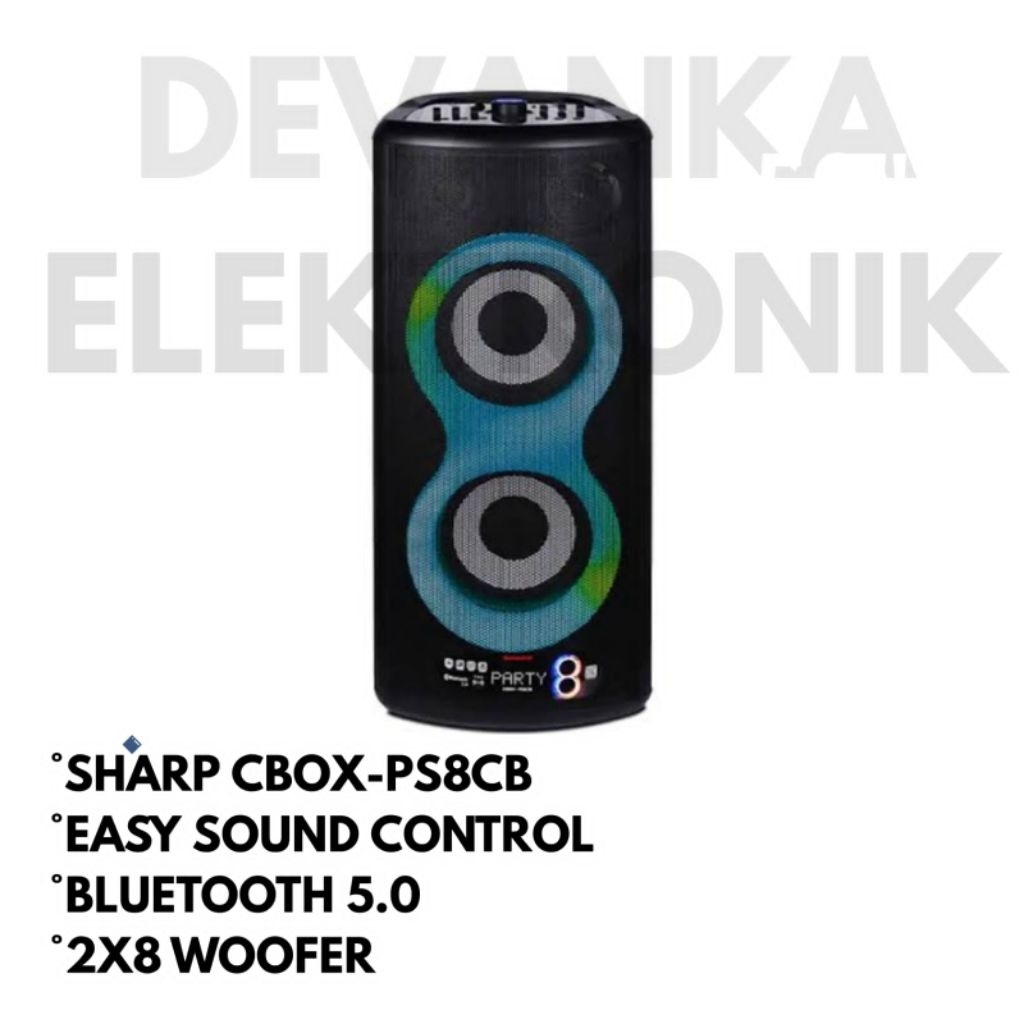 SHARP CBOX-PS8CB / SPEAKER SHARP CBOX-PS8CB / CBOX-PS8CB