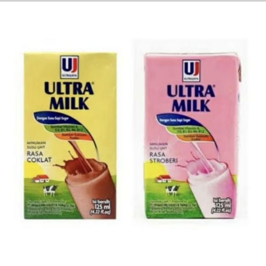 

Susu UHT Ultra Milk 125 ml