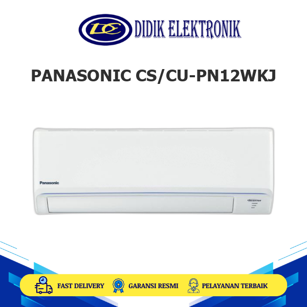 Panasonic CS/CU‑PN12WKJ AC Split 1.5 PK Standard Deluxe Mode Powerful R‑32 CU‑PN12WKJ PN12WKJ (Unit 
