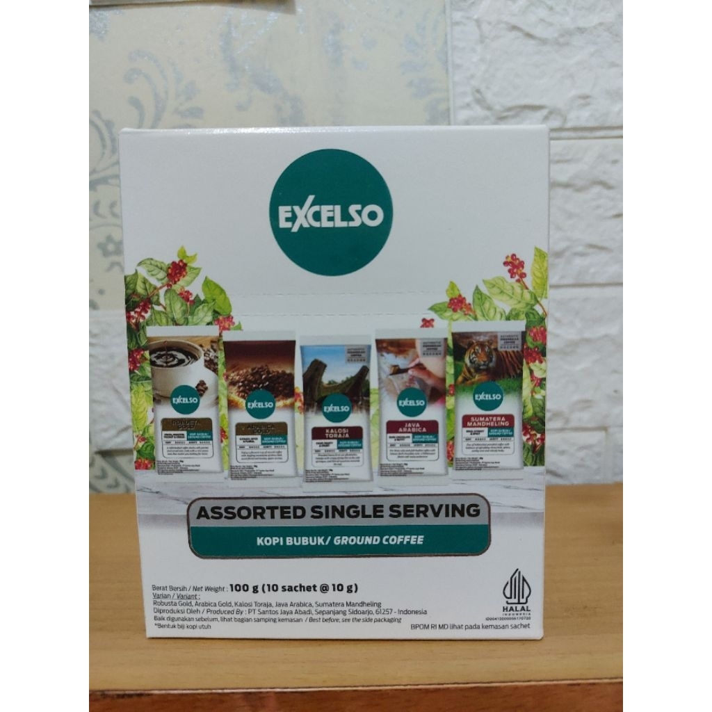 

Excelso Assorted single serving / kopi / coffee original (promo) terbatas