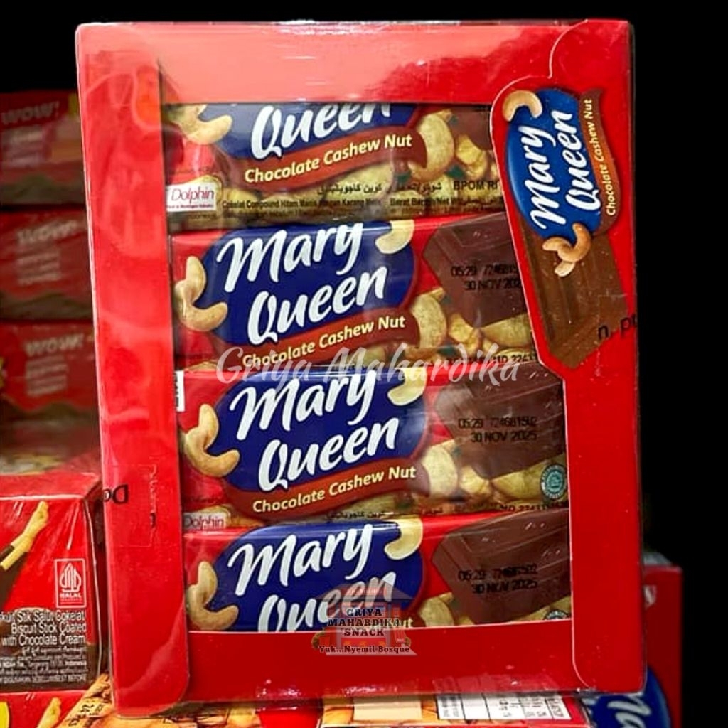 

Mary Queen Chocolate 1 box isi 24 pcs Snack Kiloan