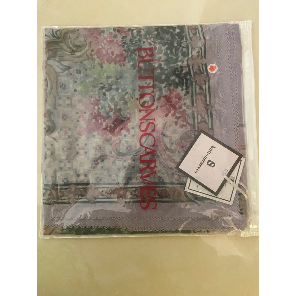 AS IS Buttonscarves The Sevilla Lavanda