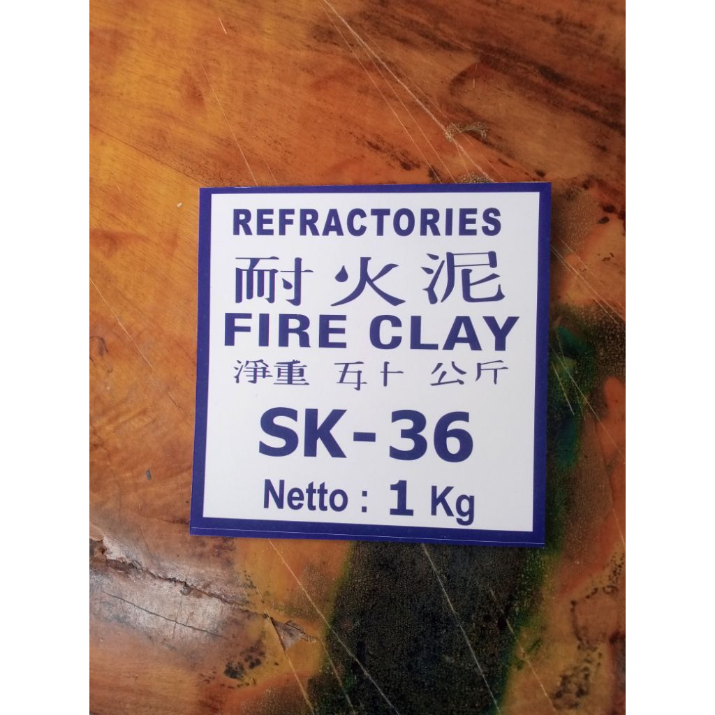 SEMEN API MORTAR SK-36–REFRACTORY MORTAR TAHAN PANAS (KEMASAN 1 Kg)