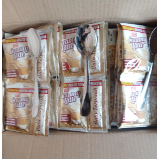 

Torabika Creamy Latte gratis sendok premium @35gr Isi 10 PCS / 1 Renceng