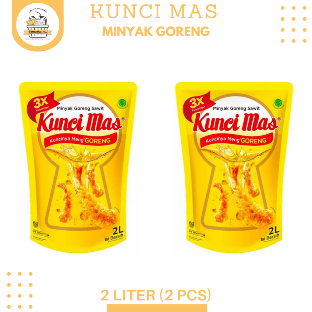 

Minyak Goreng Kunci Mas 2 Liter - 2 pcs