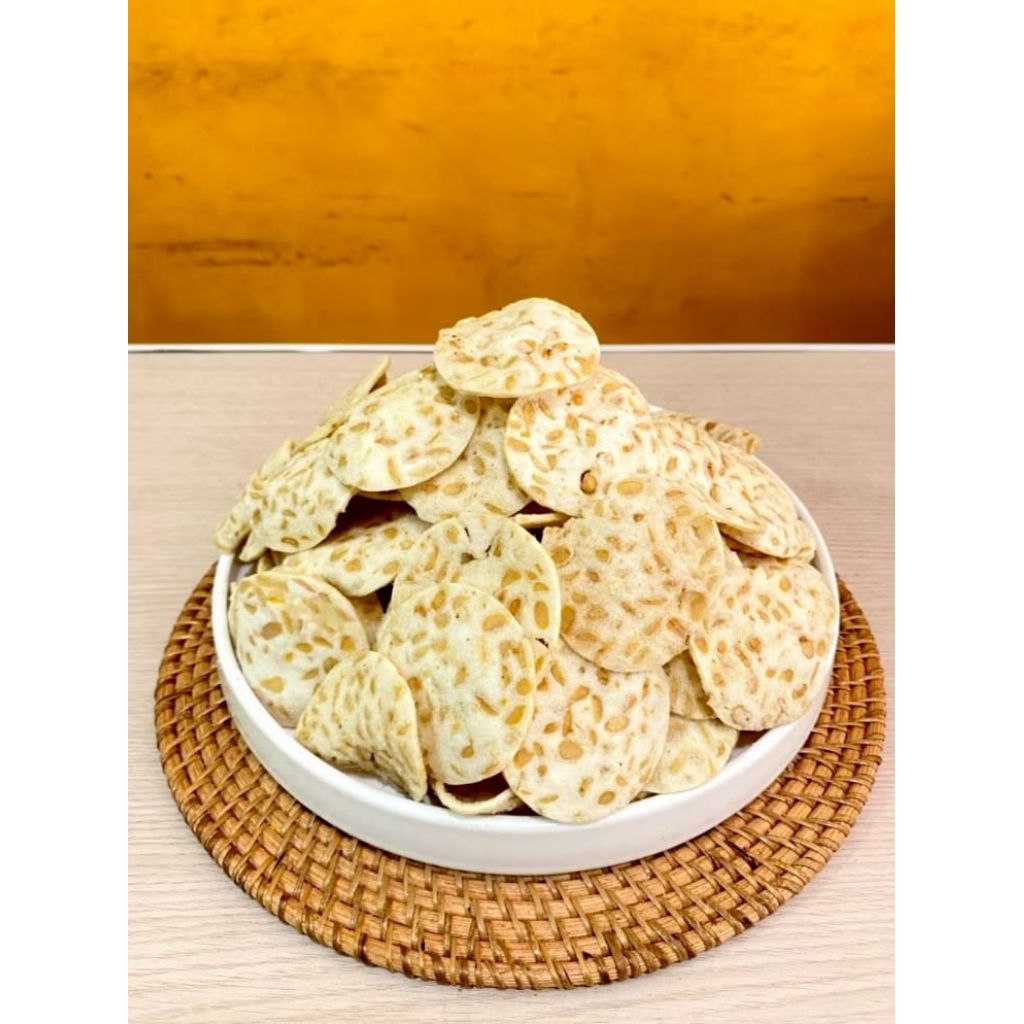

Keripik tempe sagu berat 250 rasa renyah, gurih, mantap