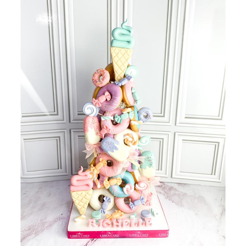 

Donat Tower/Donat Ulang Tahun/Donat tower tema Candy/Donat Birthday Jakarta