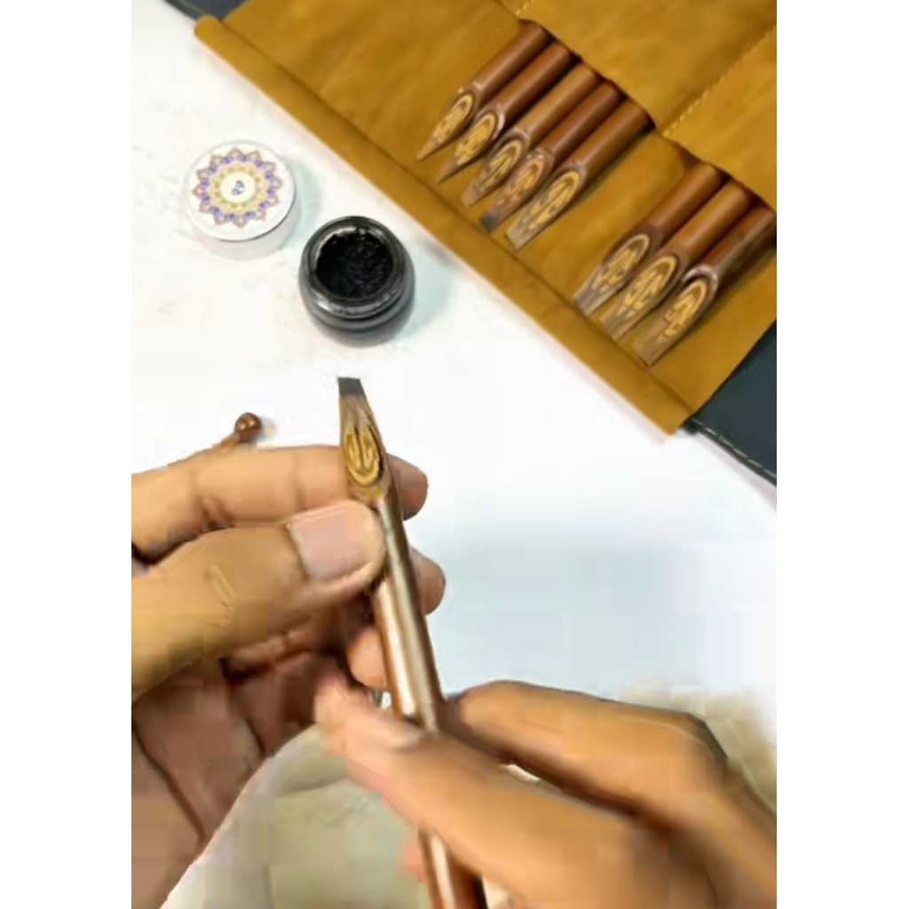 

paket 10 pena handam kaligrafi ukuran 25 cm