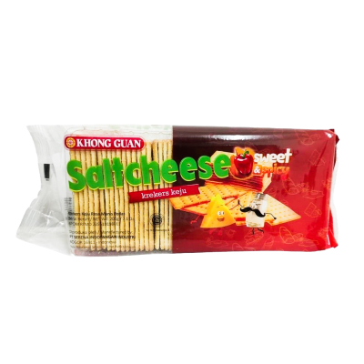 

Khong Guan Saltcheese Crackers Keju Manis Pedas 200 g