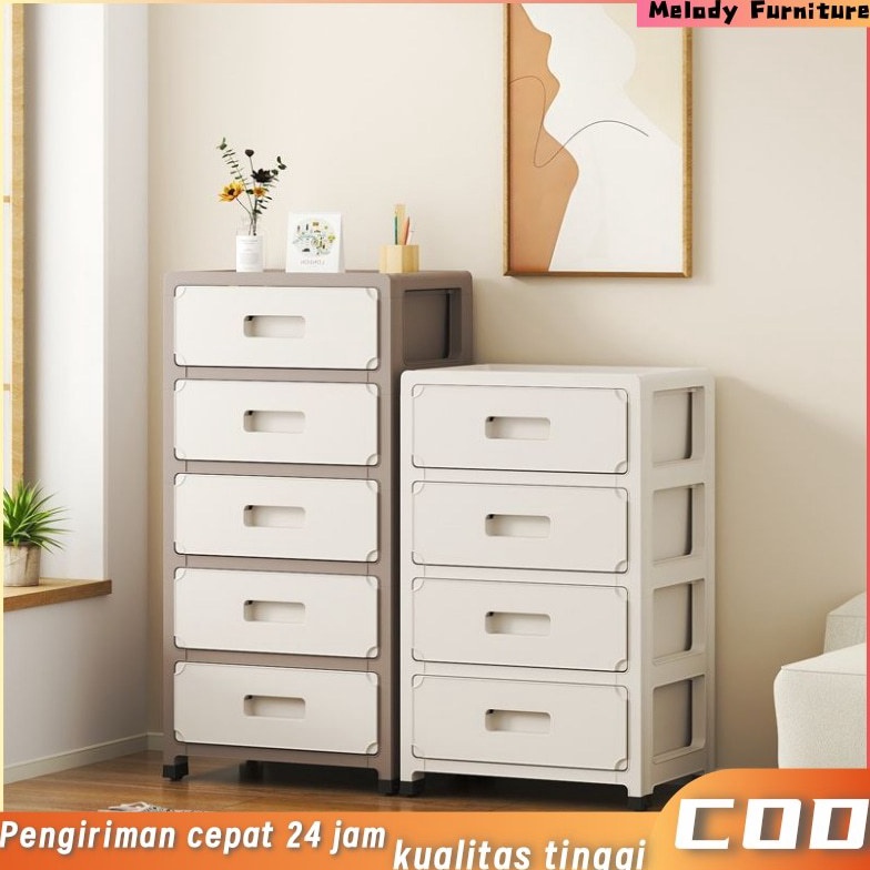 Banting harga laci susun aesthetic plastik susun janitor plastik laci susun lemari mainan anak laci 