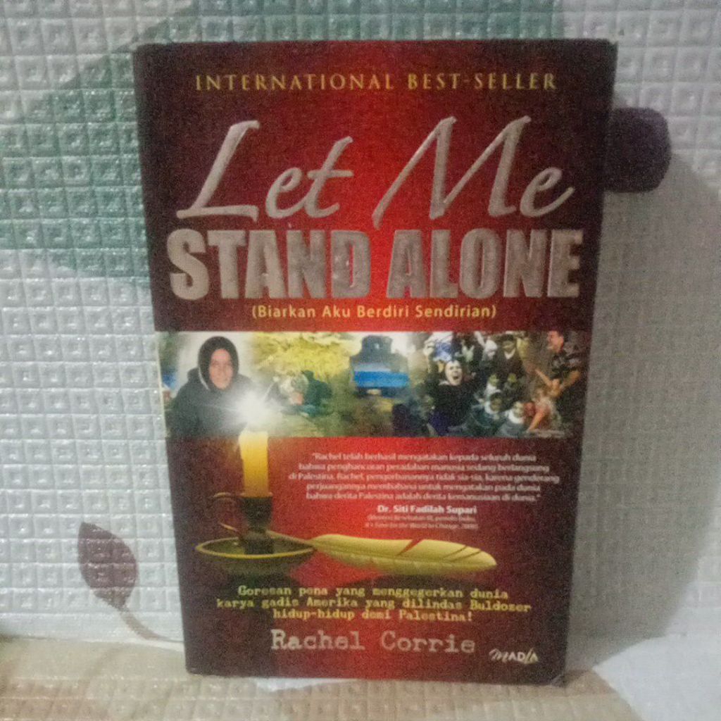 BUKU LET ME STAND ALONE-Rachel Corrie-original