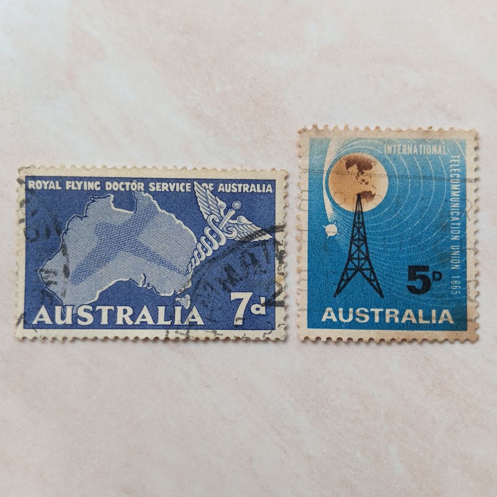 

Perangko Prangko Jadul Australia 1957-1965 Seri Campur 2 Pcs - YN2721