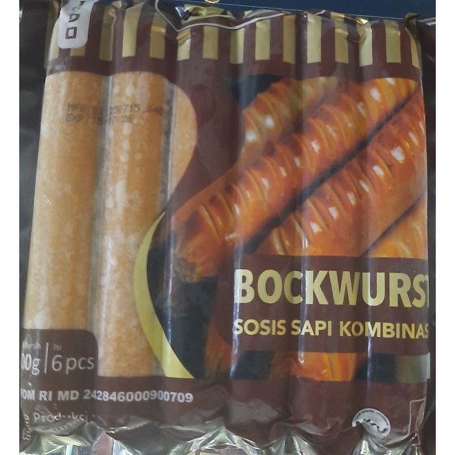 

Sosis Bakar Jumbo Bockwurst isi 6 pcs