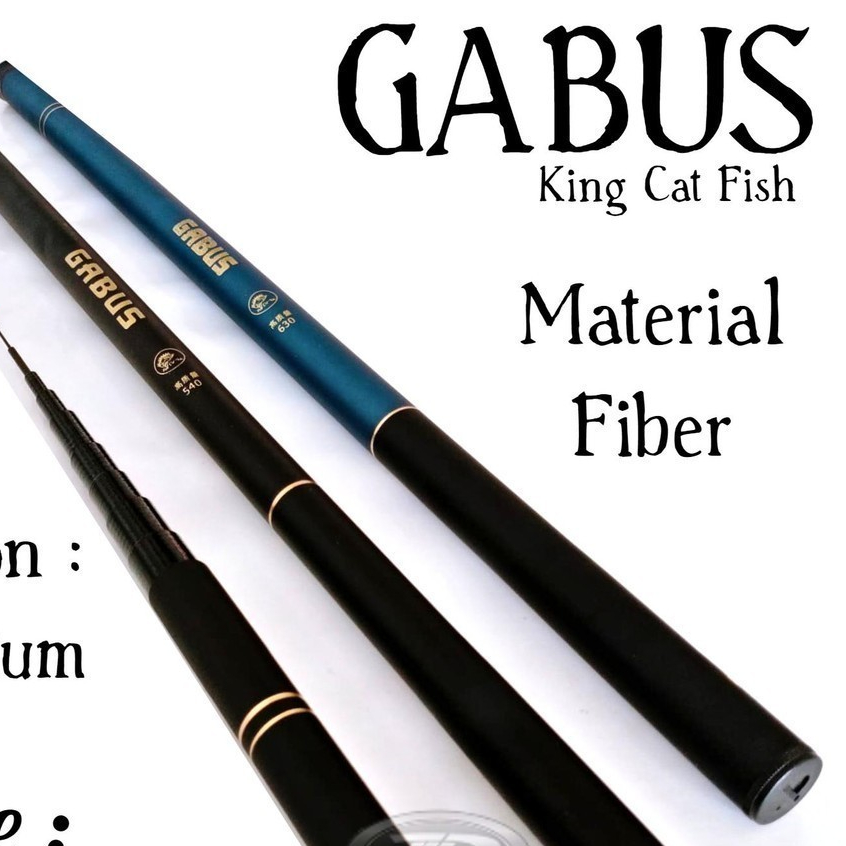 Joran Tegek GABUS KING CAT FISH fiber solid murah kaku dan , kuat panjang 180cm - 630cm