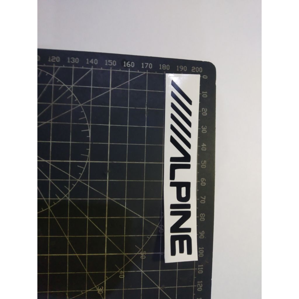 

stiker cutting alpine