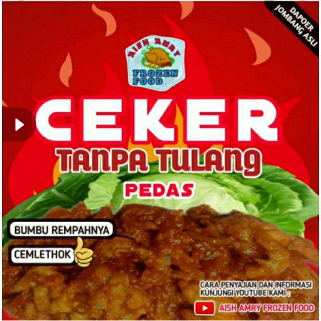 

ceker ayam tanpa tulang pedas by aishamry frozen food