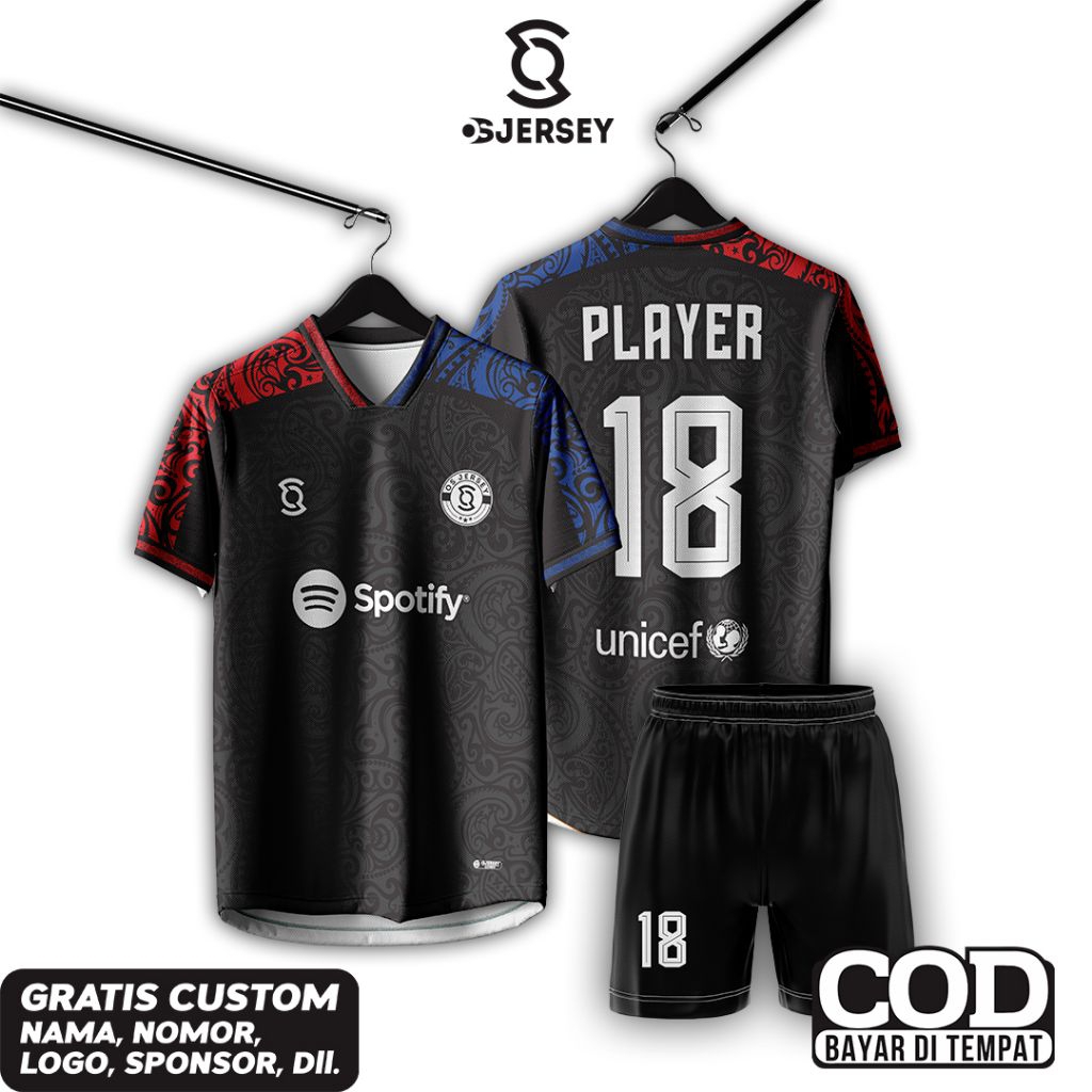 Baju Bola / Baju Futsal / Jersey Bola / Jersey Futsal / Jersey Custom Nama