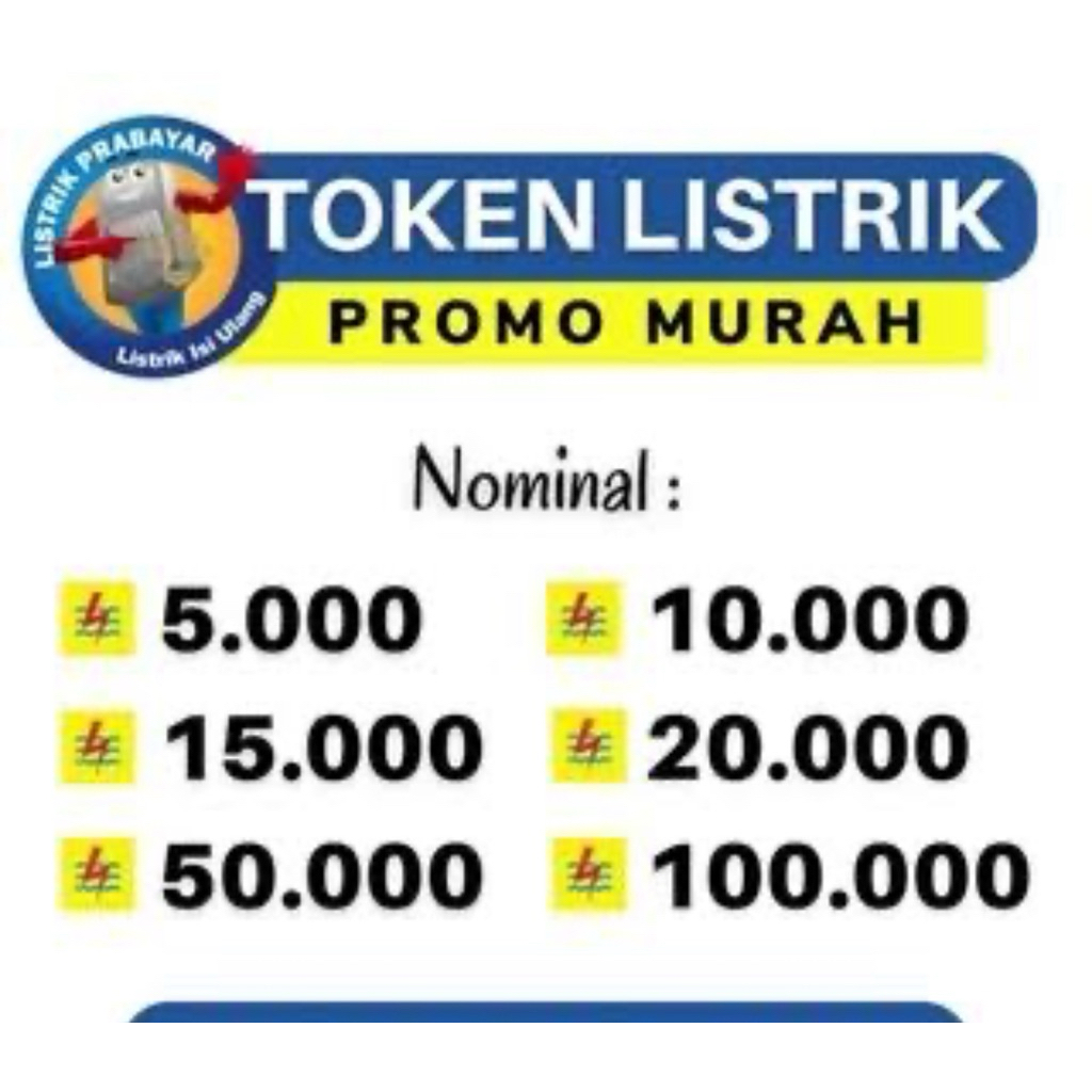 token listrik promo