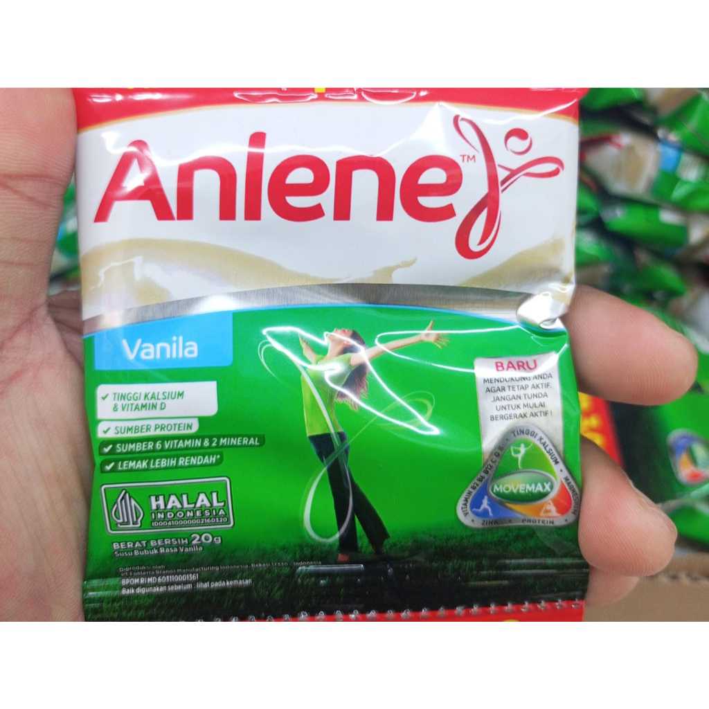 

Susu ANLENE Saset coklat dan vanila