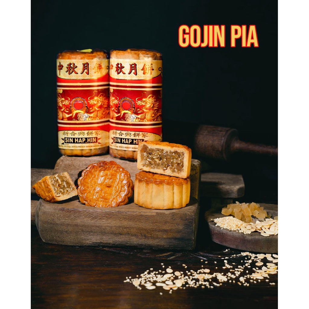 

MOON CAKE GOJIN PIA / KUE BULAN GO JIN / MOONCAKE SIN HAP HIN (1 Bungkus)