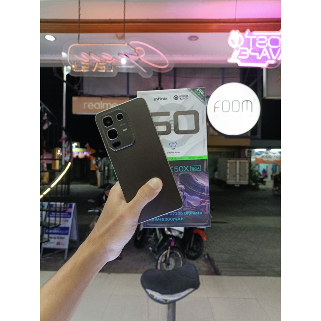 infinix note 50x 5G 8/256 second mulus