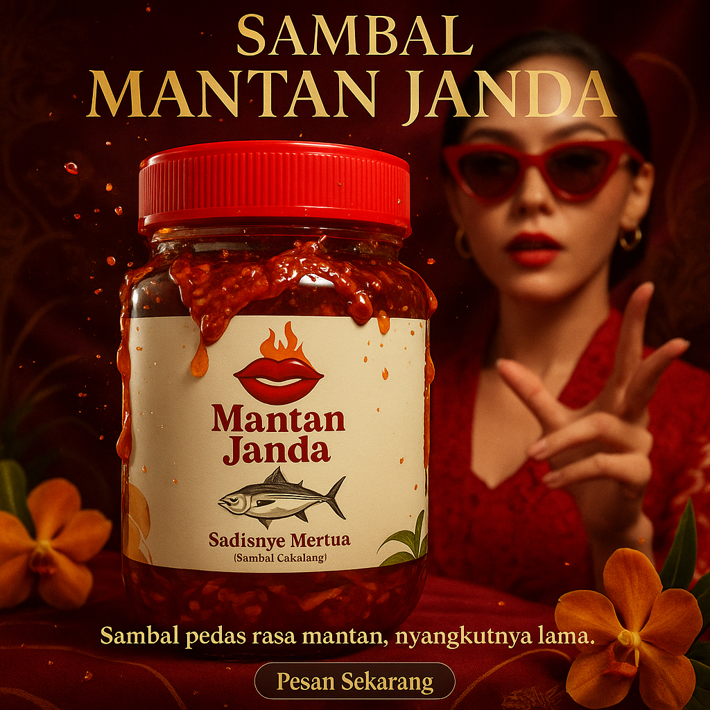 

Sambal Ikan Cakalang Pedas by MANTAN JANDA Varian Sadisnya Mertua Gurih Nagih 180 gr