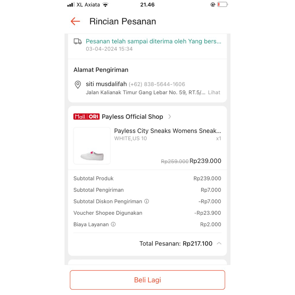 [preloved] Payless City Sneaks Womens Sneakers - White_11