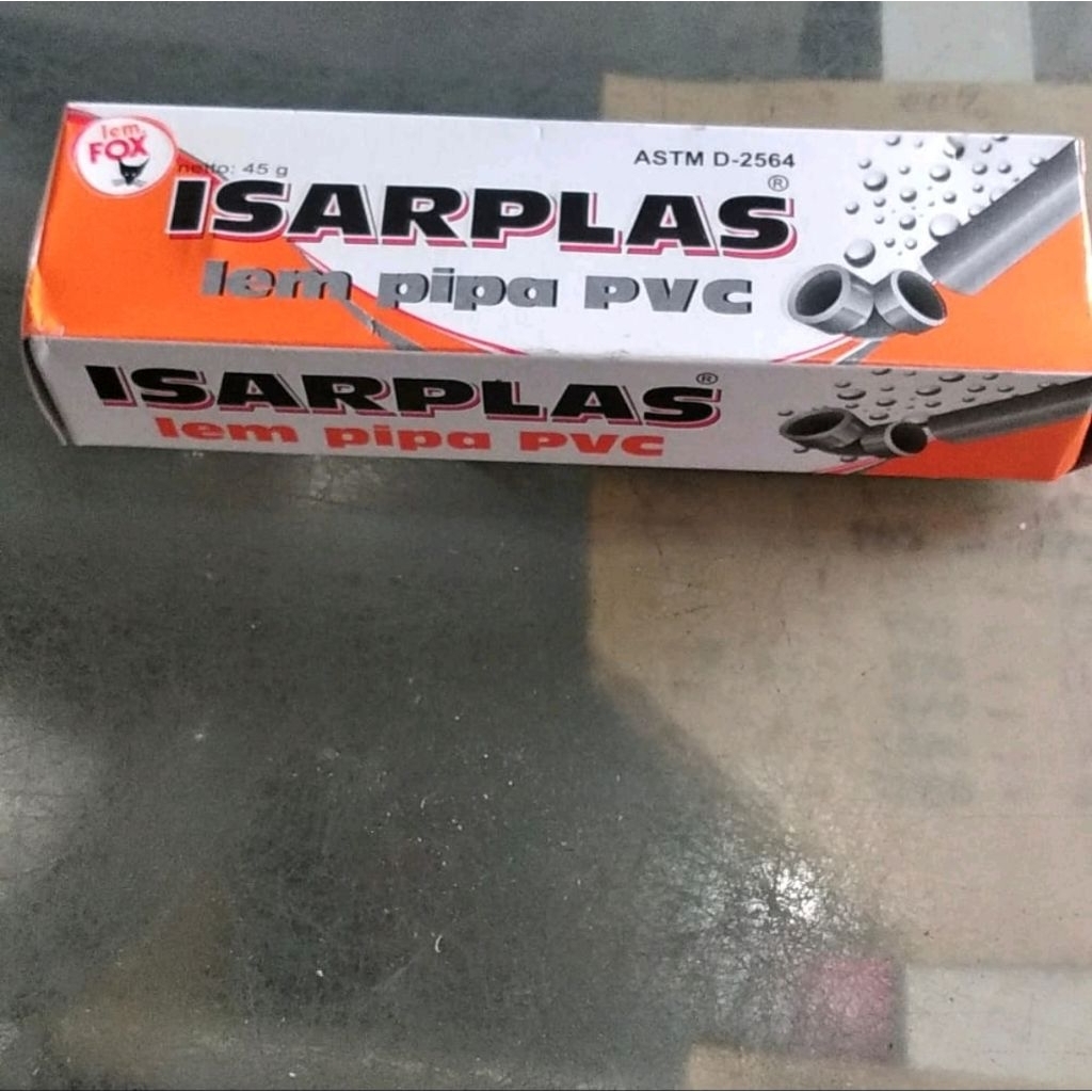 

lem pvc isarplas lem paralon pipa 45g 45gr 45gram original ori asli